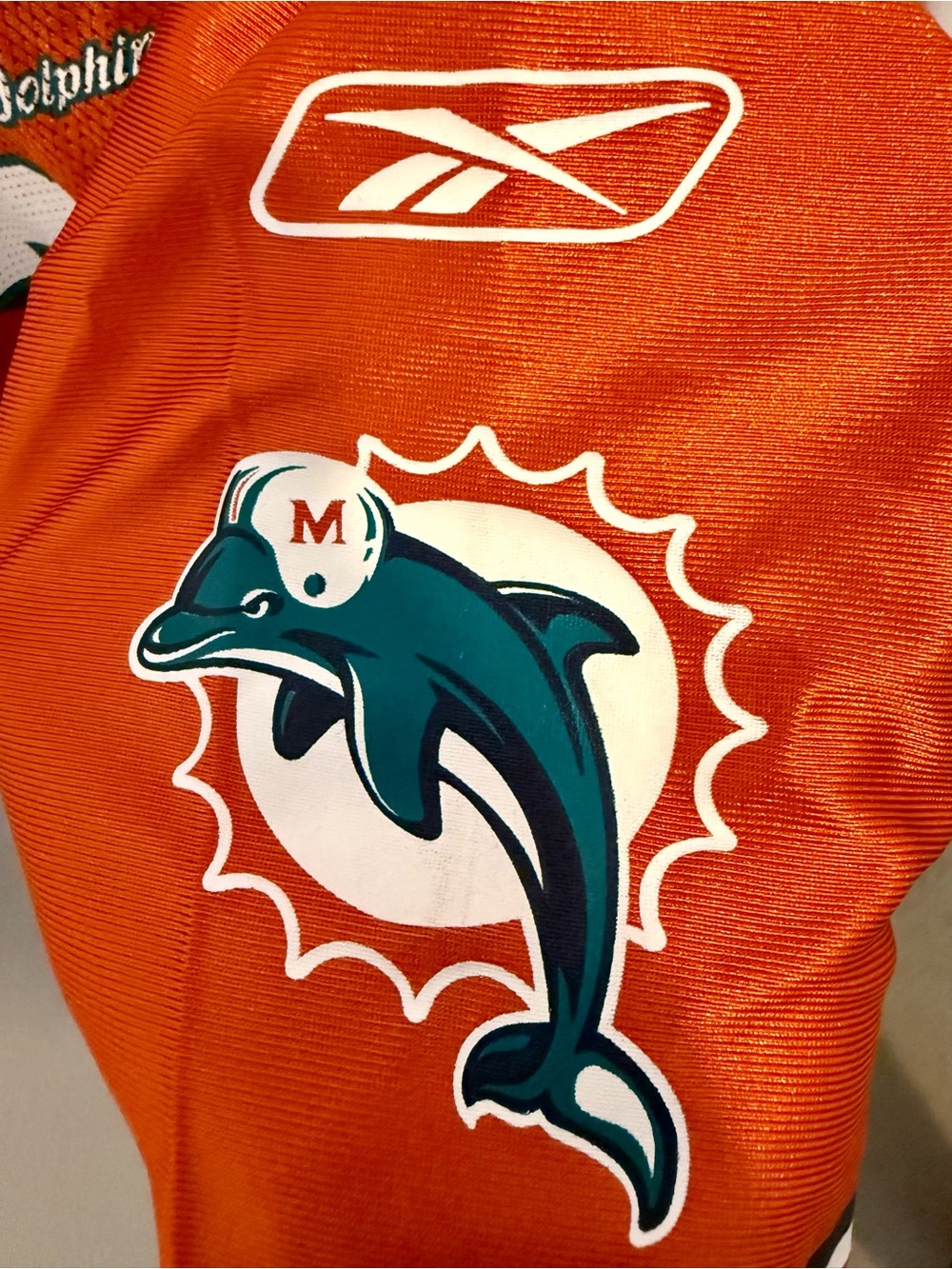 Vintage Reebok Miami Dolphins Ricky Williams #34 Orange Alternate Jersey Size XL - Picture 4 of 9